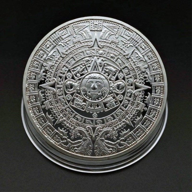 Médaillon calendrier aztèque