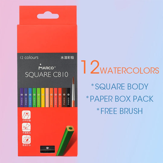 Set de crayons de couleur pour l'eau