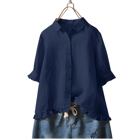 Chemisier Femme Classique en Coton
