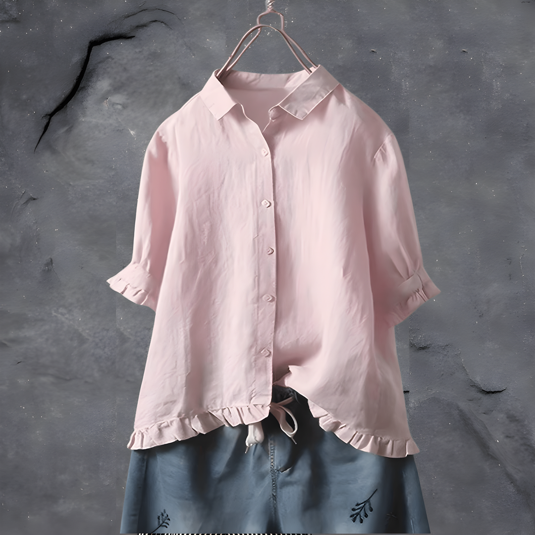 Chemisier Femme Classique en Coton