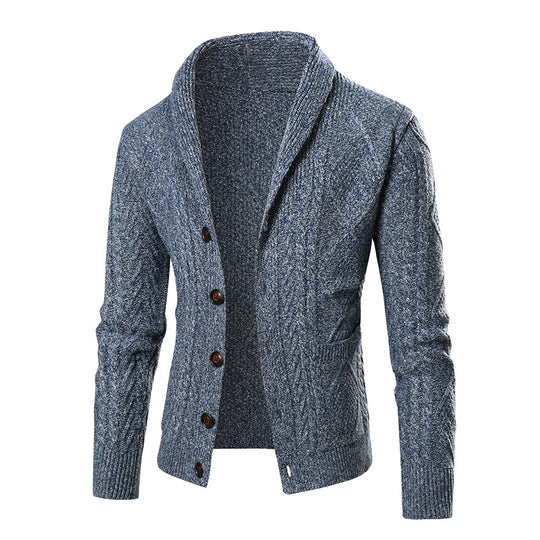 Cardigan Homme en Cachemire Pur Coupe Décontractée