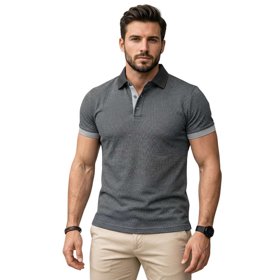 Chemise De Golf Ajustée Et Respirante Pour Homme