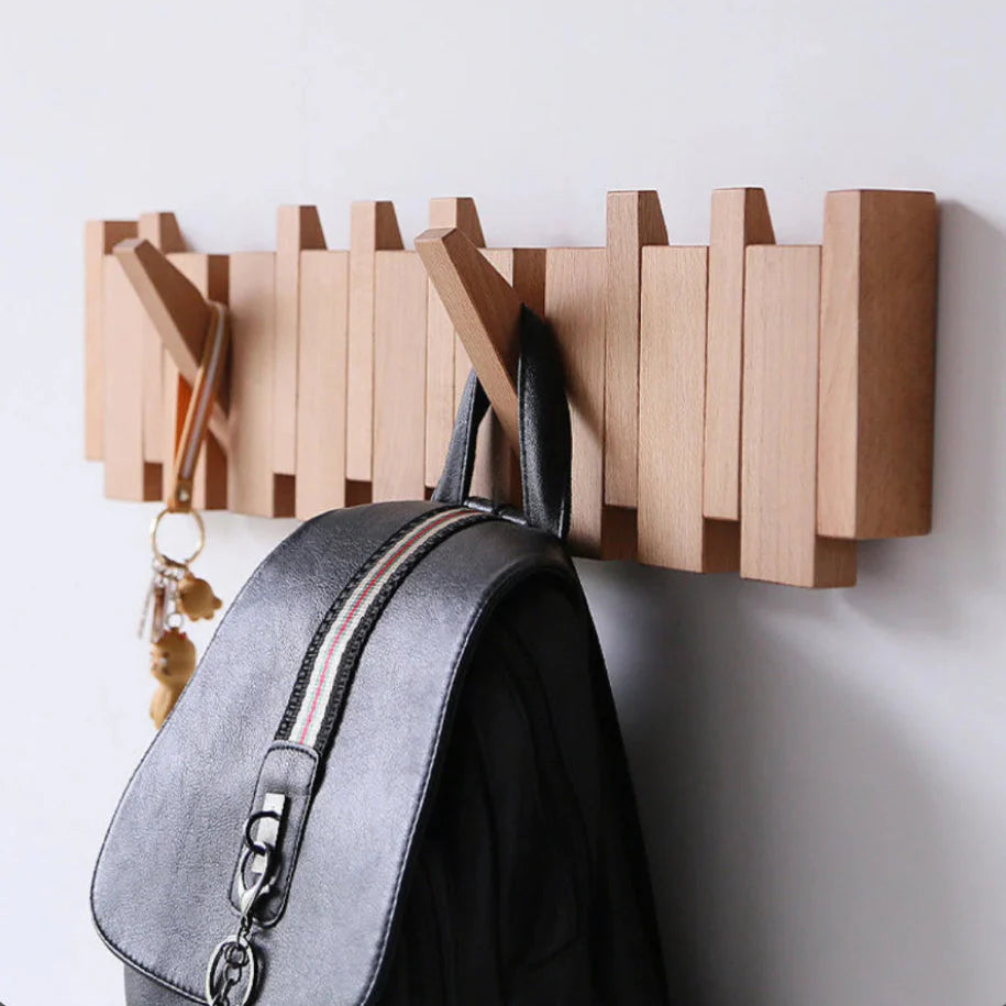 Portemanteau en Bois Inspiré du Piano