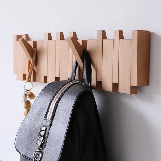 Portemanteau en Bois Inspiré du Piano