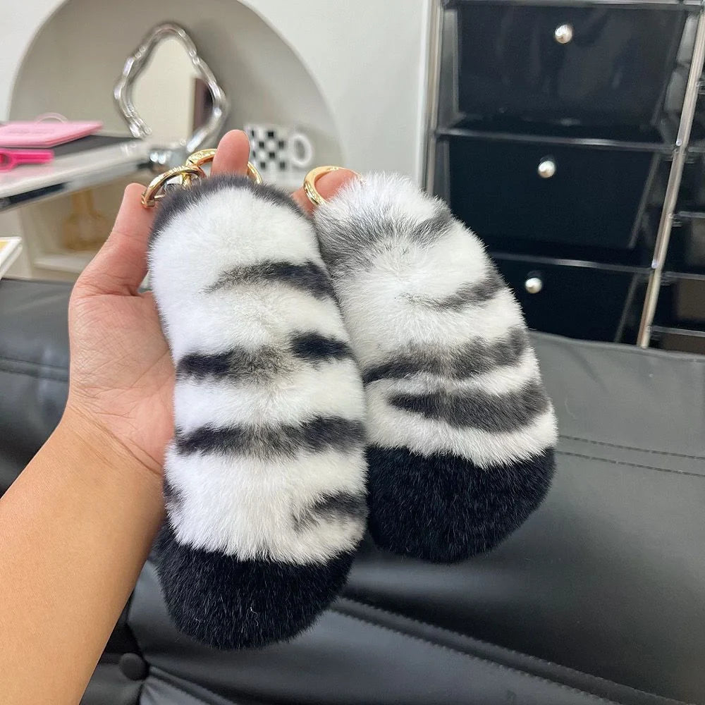 Accessoire Porte-clés Peluche Empreinte de Patte 1