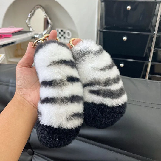Accessoire Porte-clés Peluche Empreinte de Patte 1