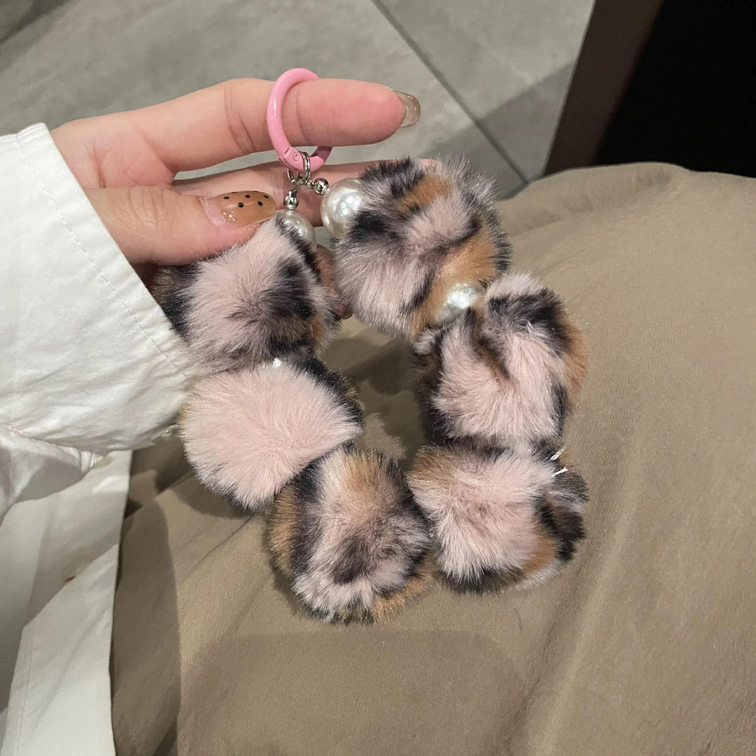 Accessoire Porte-clés en Peluche Motif Animalier Unisexe 0