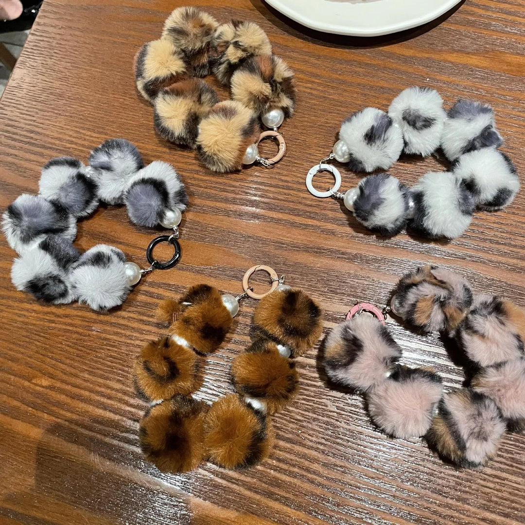 Accessoire Porte-clés en Peluche Motif Animalier Unisexe 1