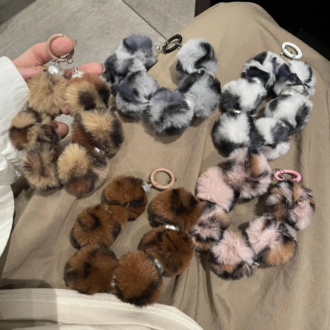 Accessoire Porte-clés en Peluche Motif Animalier Unisexe 2