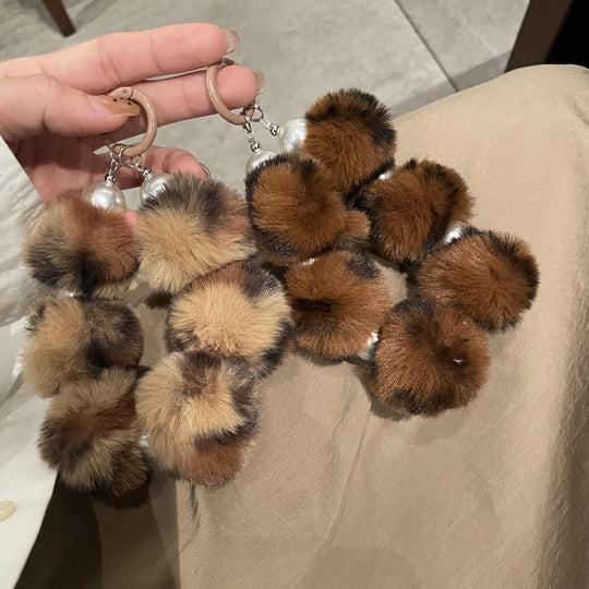 Accessoire Porte-clés en Peluche Motif Animalier Unisexe 3