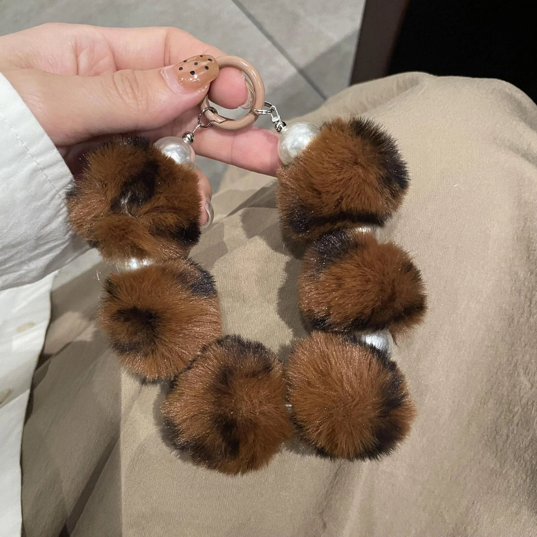 Accessoire Porte-clés en Peluche Motif Animalier Unisexe 5