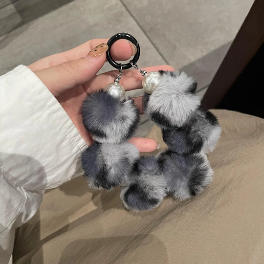 Accessoire Porte-clés en Peluche Motif Animalier Unisexe 6
