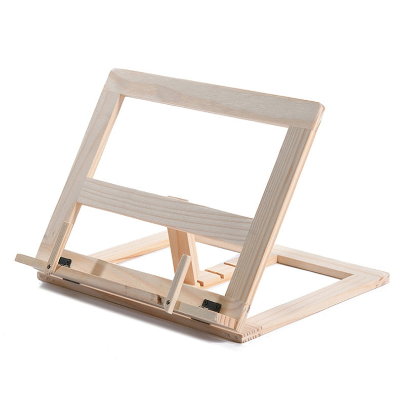 Accessoire Tablette Multifonctionnel en Bois pour Lecture et Ordinateur Portable 0