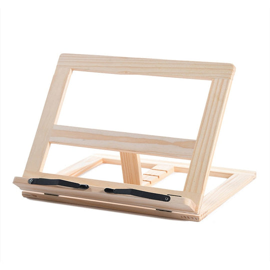Accessoire Tablette Multifonctionnel en Bois pour Lecture et Ordinateur Portable 6