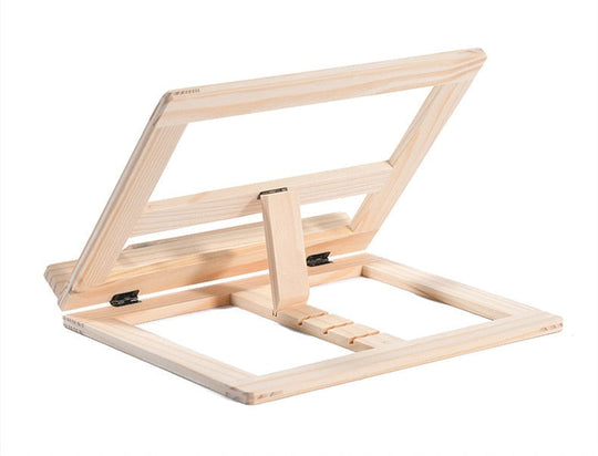 Accessoire Tablette Multifonctionnel en Bois pour Lecture et Ordinateur Portable 8