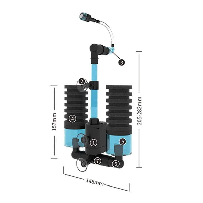 Accessoire d'Aquarium Éponge d'Eau Électrique 5
