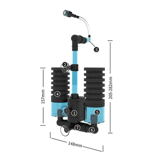 Accessoire d'Aquarium Éponge d'Eau Électrique 5