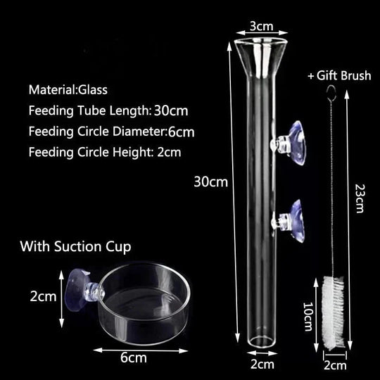 Accessoire d'Aquarium Transparent pour Nourrir Crevettes et Petits Poissons 7