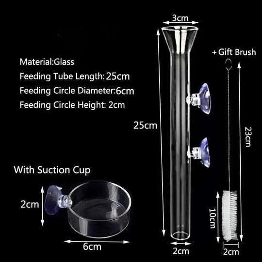 Accessoire d'Aquarium Transparent pour Nourrir Crevettes et Petits Poissons 8