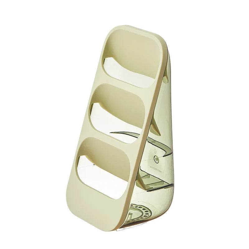 Accessoire de Cuisine Porte-Éponges et Brosses Triple Compartiments 6