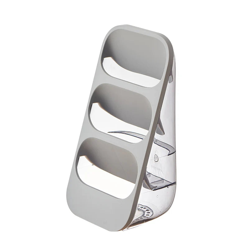 Accessoire de Cuisine Porte-Éponges et Brosses Triple Compartiments 7