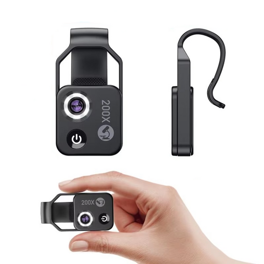 Accessoire de Microscope pour Smartphone Zoom 200X 4