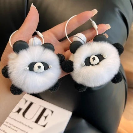 Accessoires Porte-clés Panda en Peluche Unisexes 0