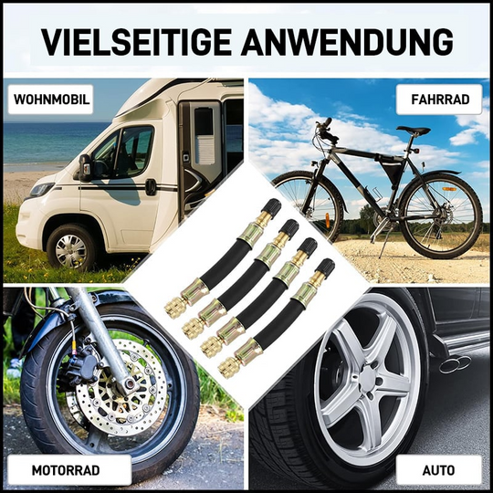 Accessoires de Pneus Extensions de Valve Flexibles Universelles 4