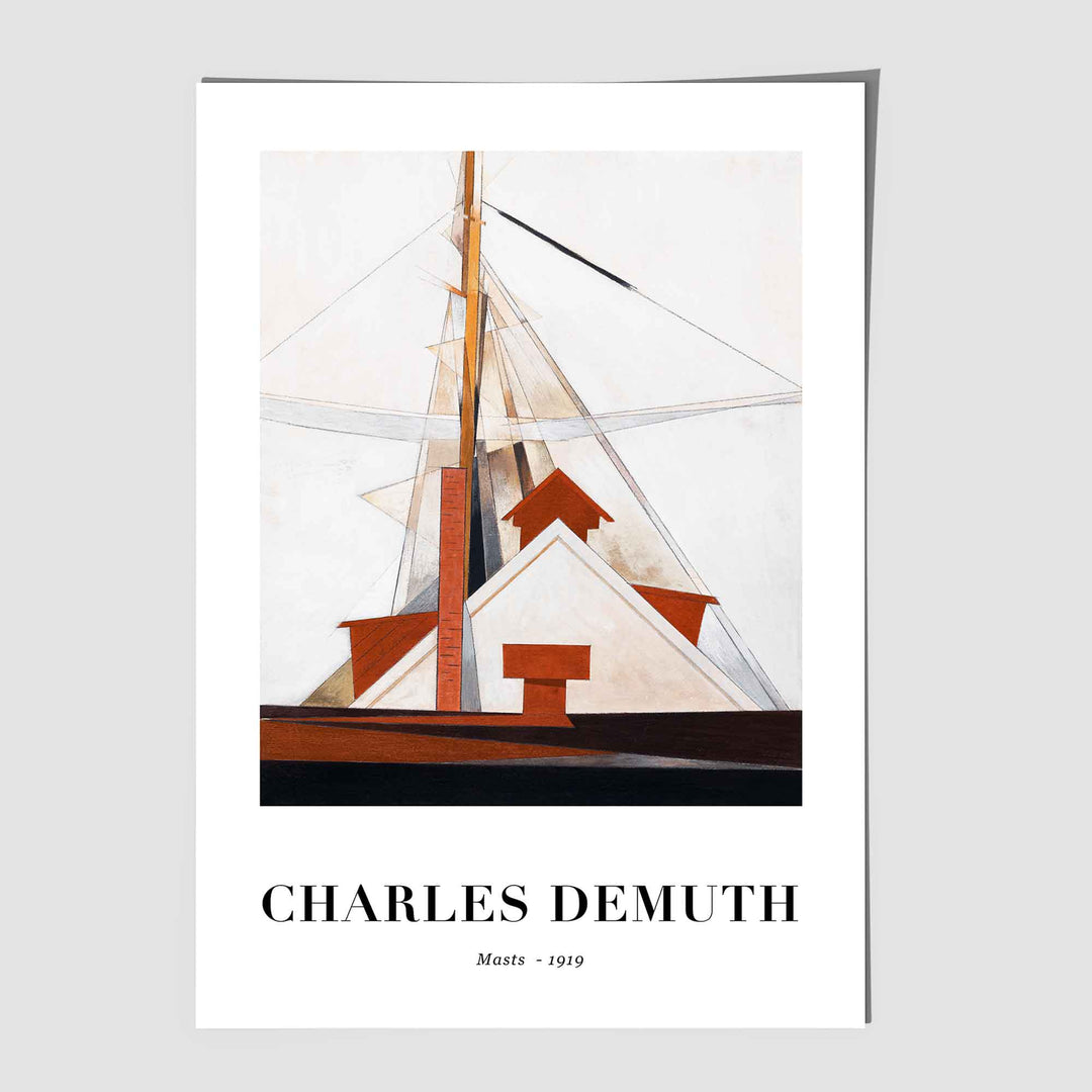 Affiche Art Mâts Charles Demuth Décoration Intérieure 0