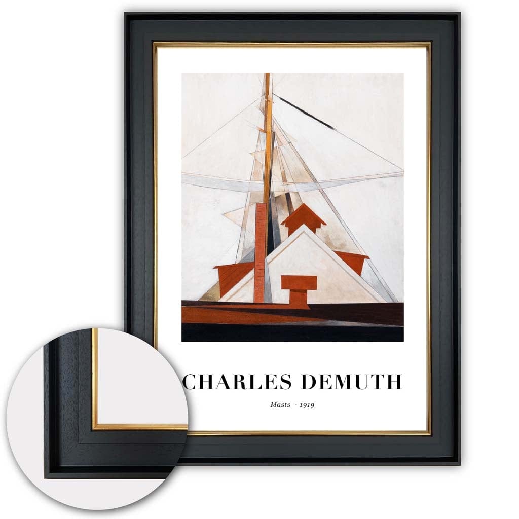 Affiche Art Mâts Charles Demuth Décoration Intérieure 3