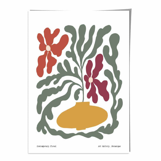 Affiche Botanique Contemporaine Boho 0