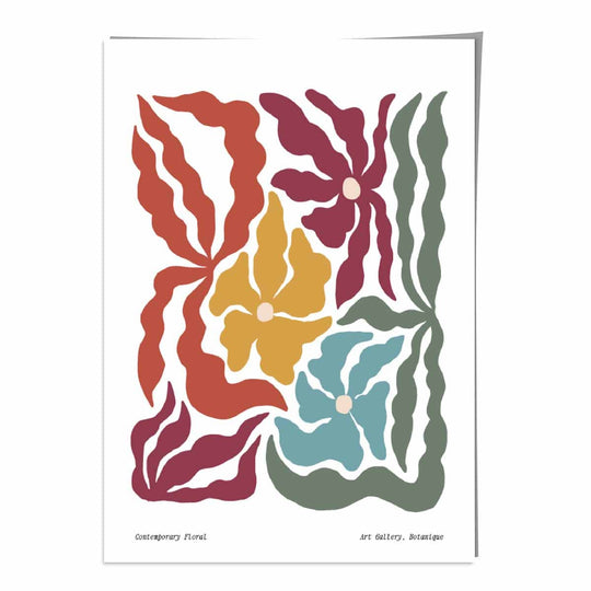 Affiche Botanique Contemporaine pour Décoration Murale 0
