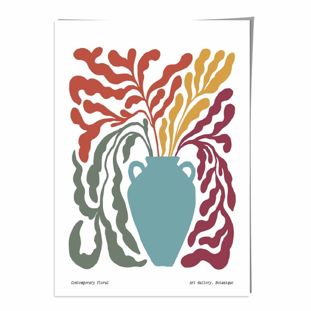 Affiche Botanique Contemporaine pour Décoration Murale 0