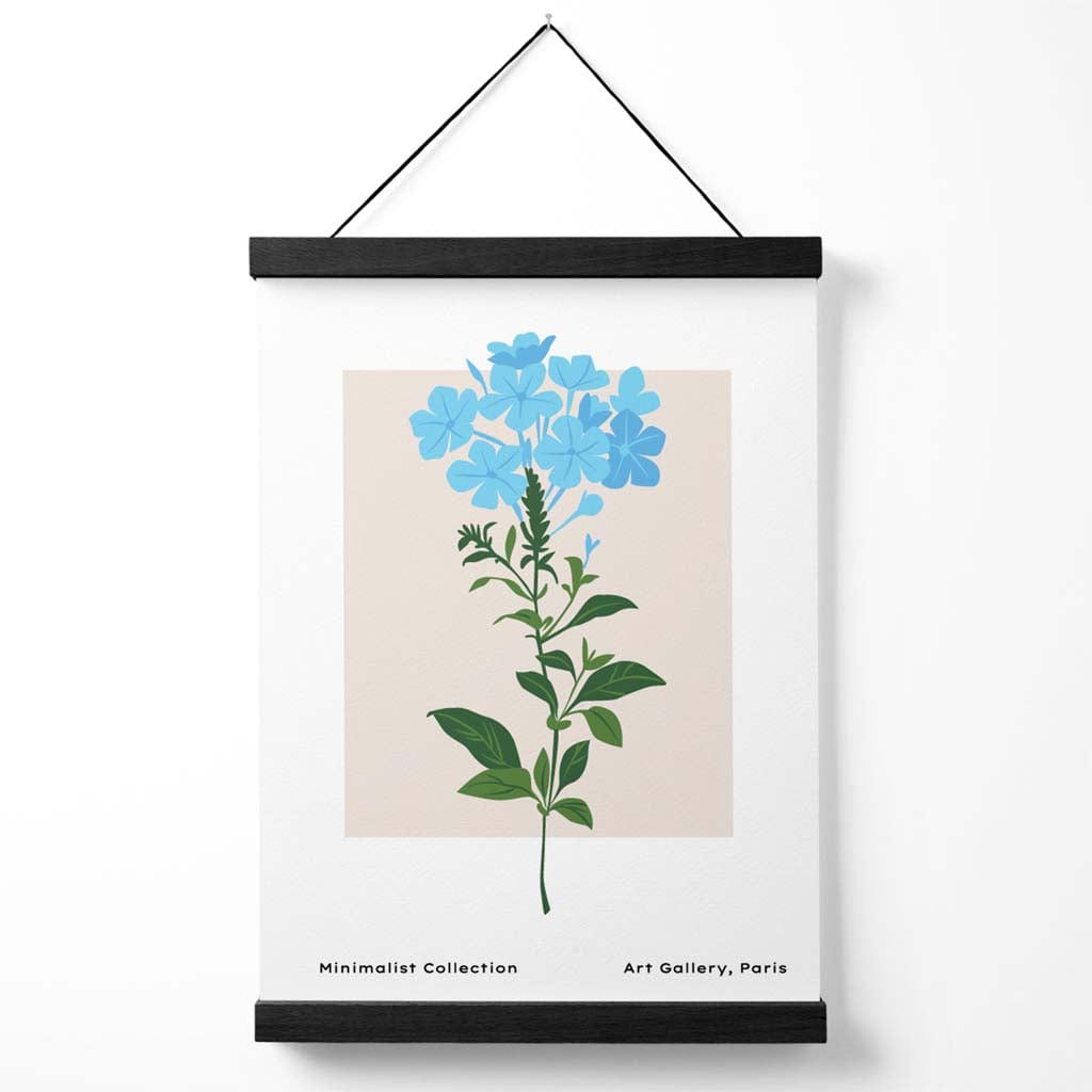 Affiche Décorative Myosotis Bleu avec Cintre 0