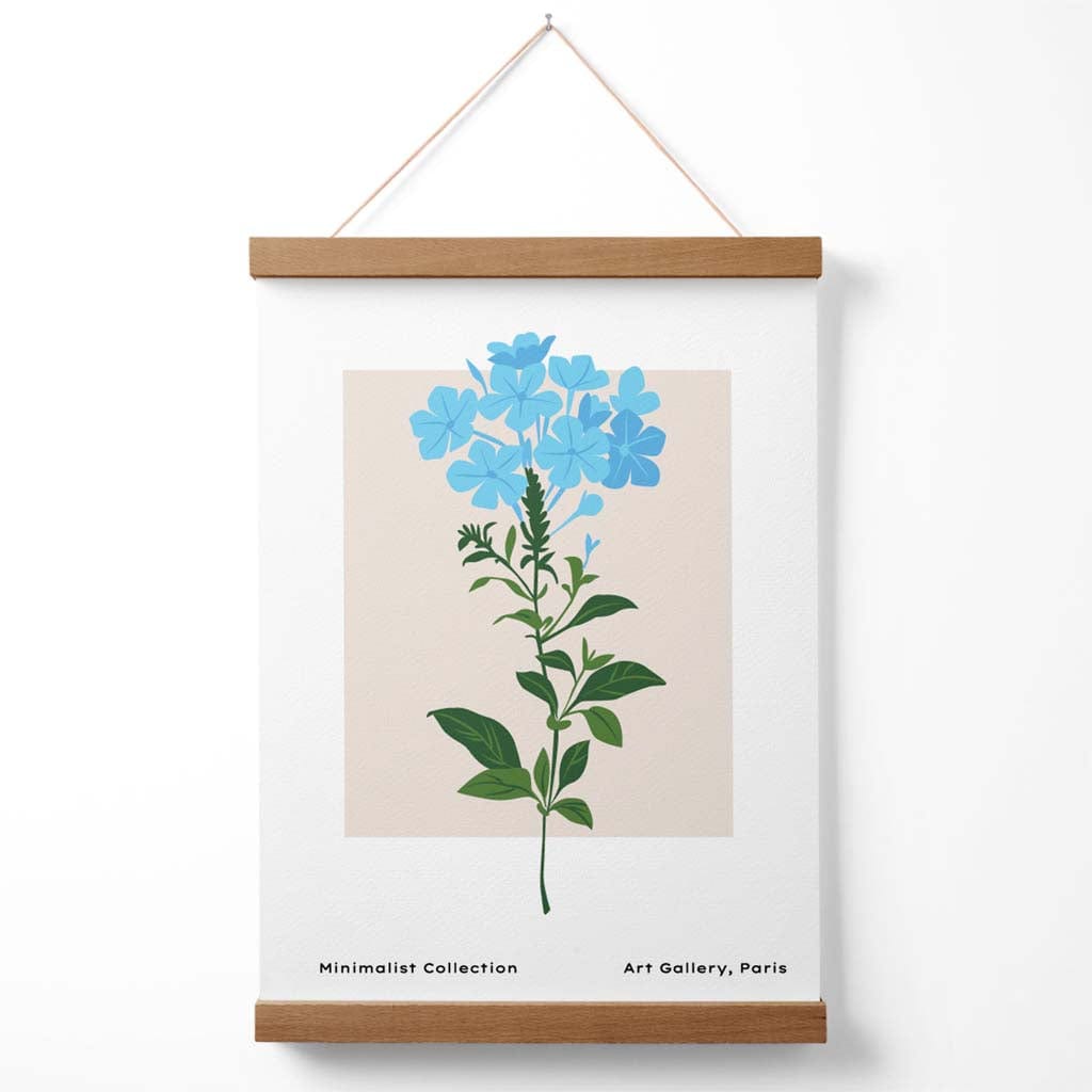Affiche Décorative Myosotis Bleu avec Cintre 3