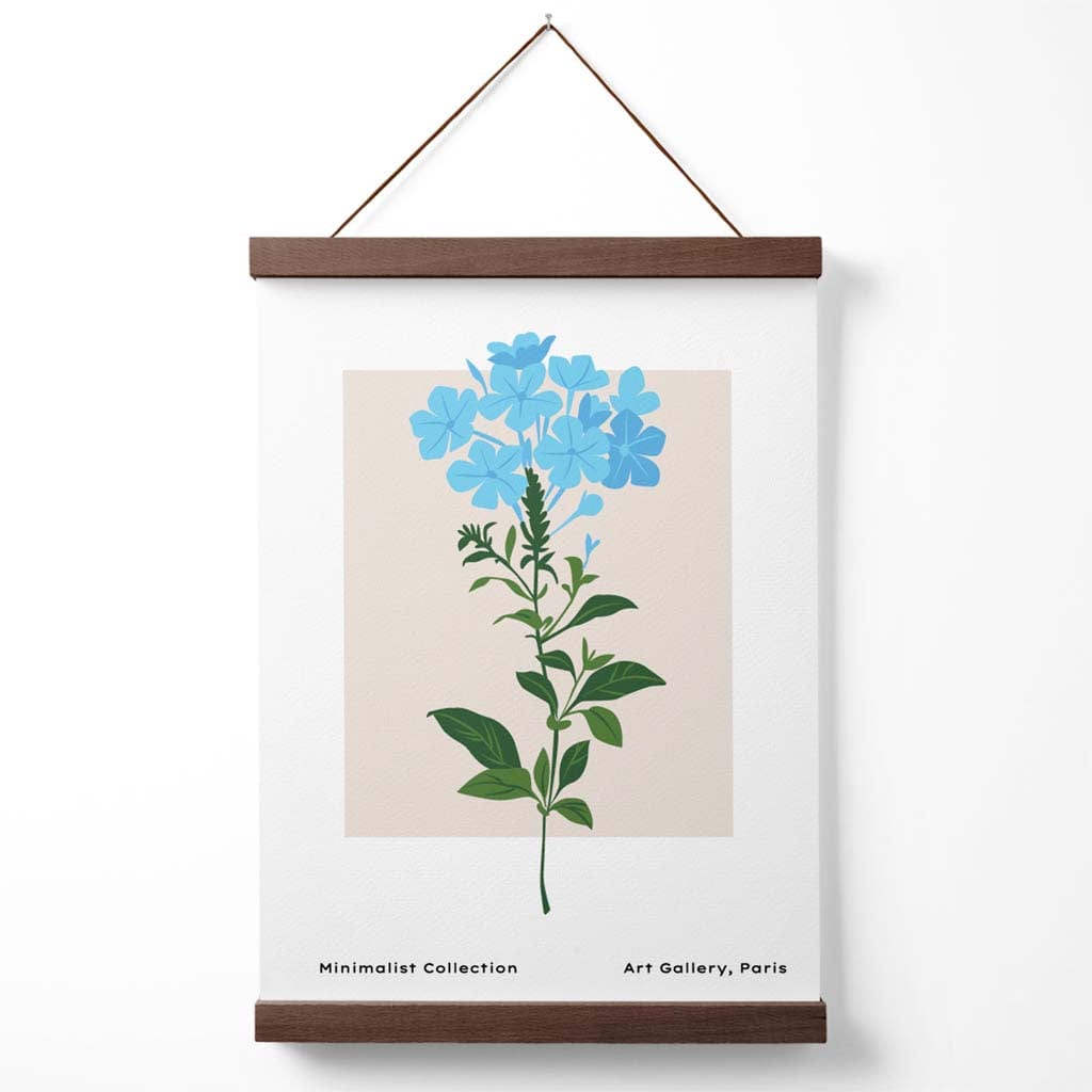 Affiche Décorative Myosotis Bleu avec Cintre 4