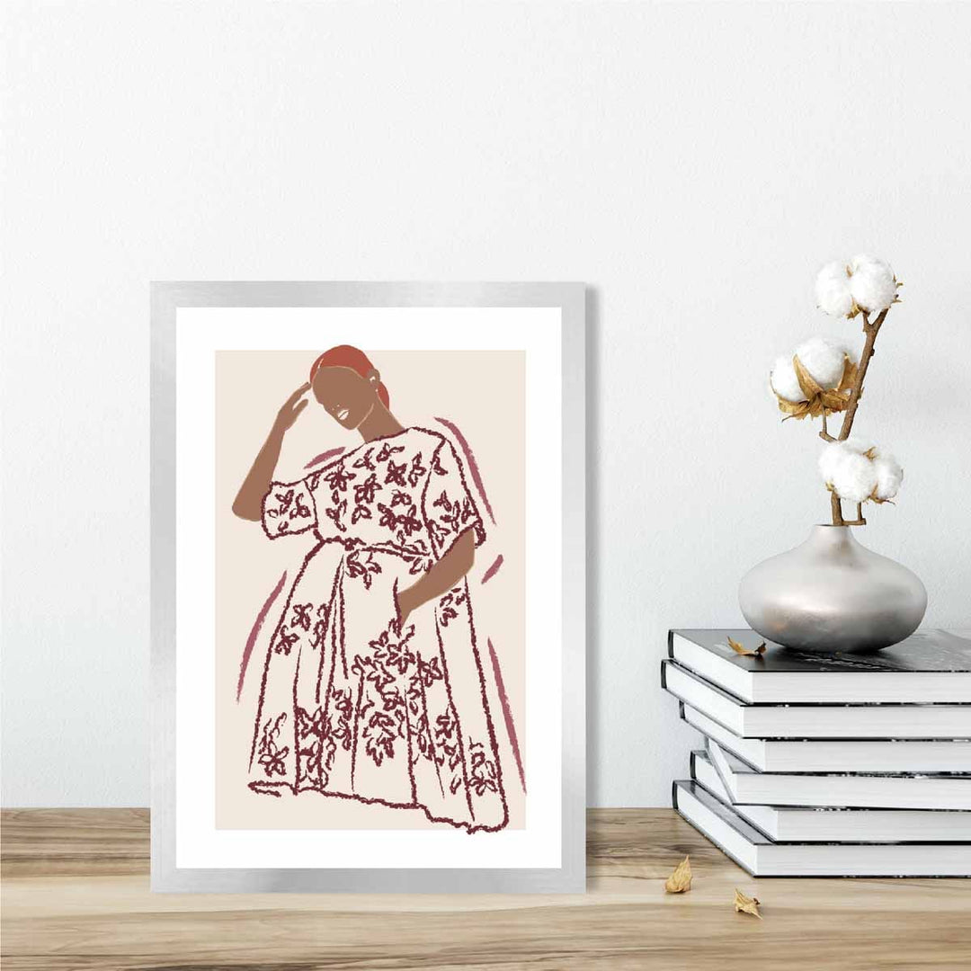 Affiche Femme Croquis Mode Contemporaine 2