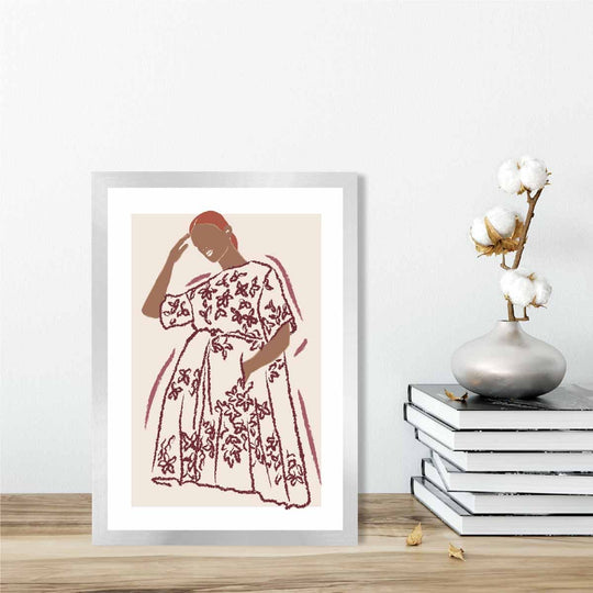 Affiche Femme Croquis Mode Contemporaine 2