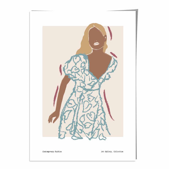 Affiche Femme Mode Contemporaine 0