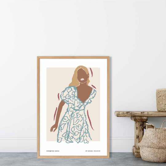 Affiche Femme Mode Contemporaine 1