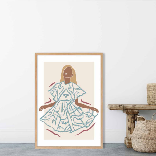 Affiche Femme Mode Contemporaine 1