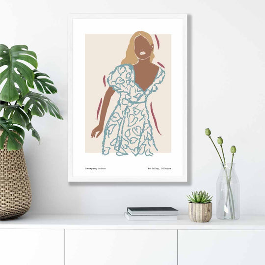 Affiche Femme Mode Contemporaine 4