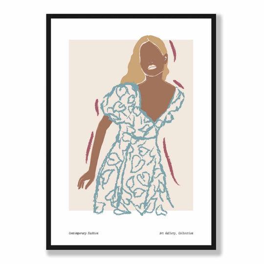 Affiche Femme Mode Contemporaine 5