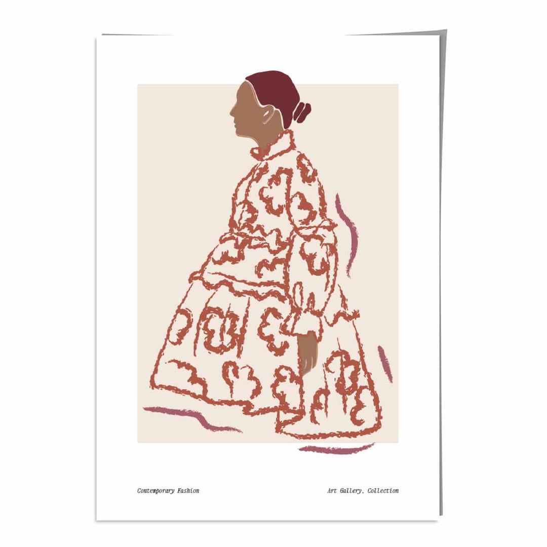 Affiche Femme de Mode Contemporaine 0