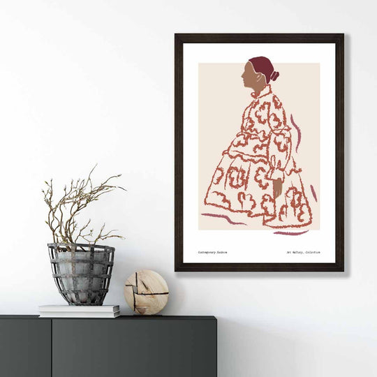 Affiche Femme de Mode Contemporaine 3