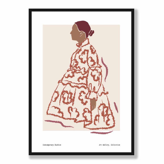Affiche Femme de Mode Contemporaine 5