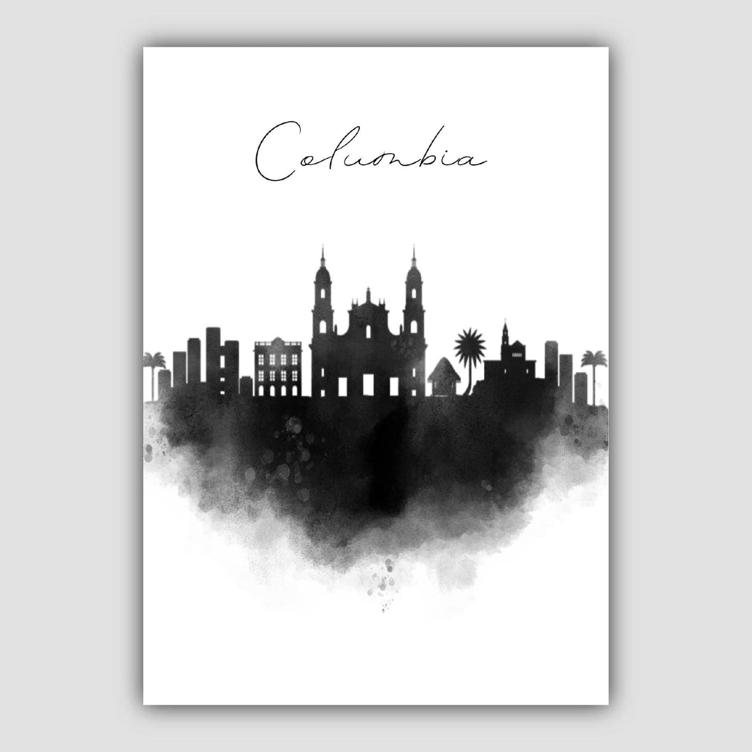 Affiche Horizon de Ville Aquarelle 0