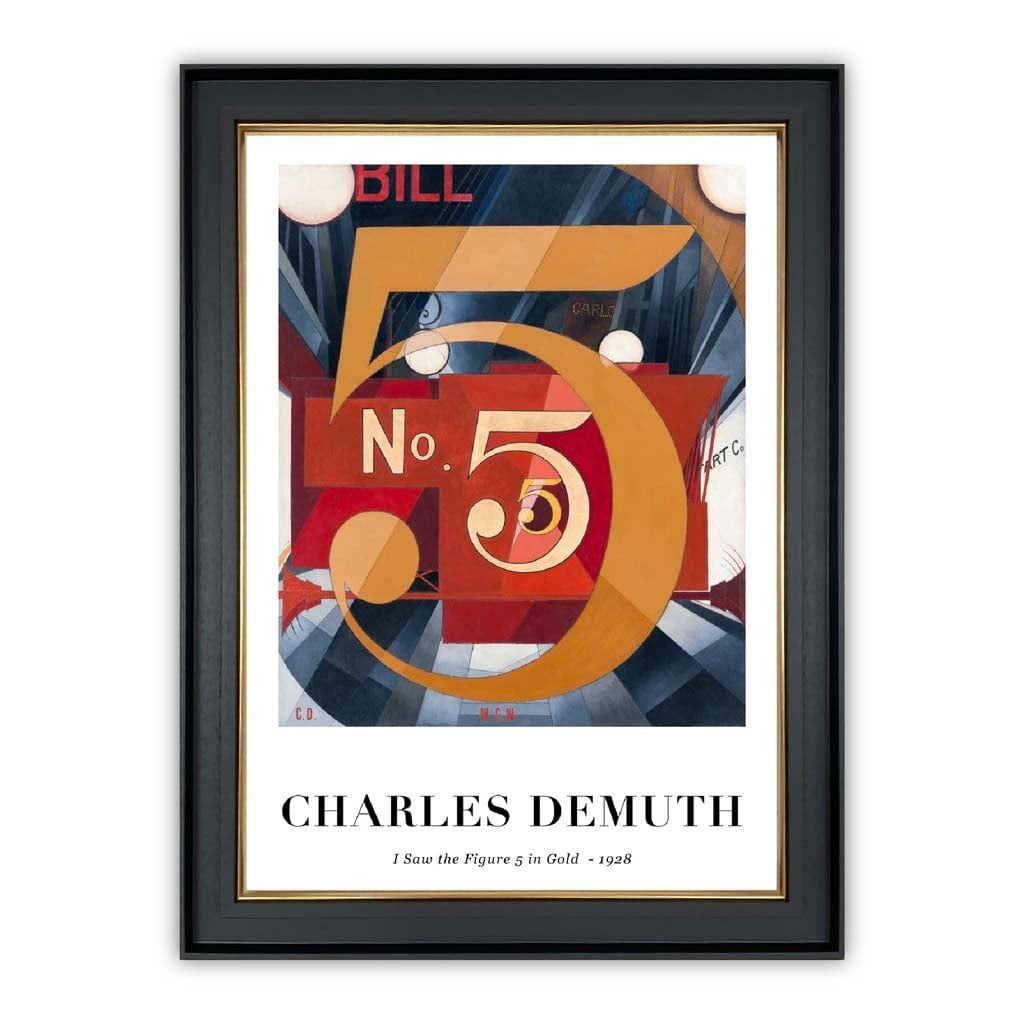 Affiche Murale Art Numérique Charles Demuth Figure 5 Pour Décoration Moderne 0