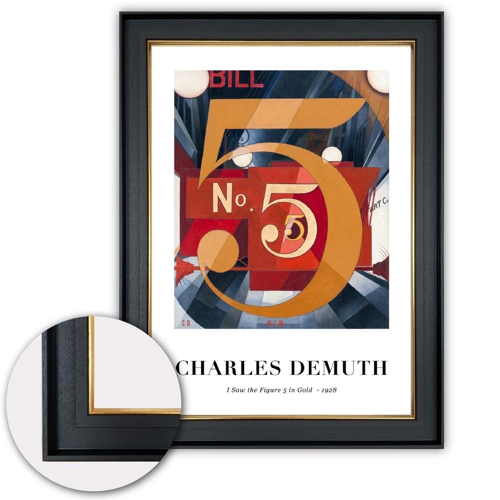 Affiche Murale Art Numérique Charles Demuth Figure 5 Pour Décoration Moderne 3