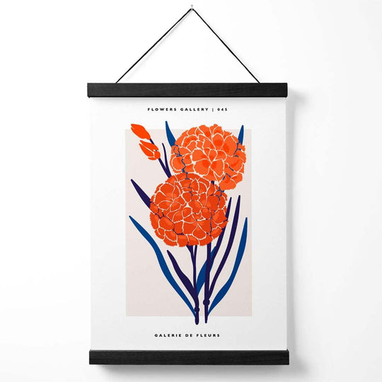 Affiche d'exposition Allium Bleu et Orange 0